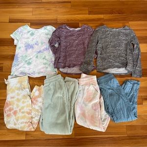Bundle lot of girls pants and shirts